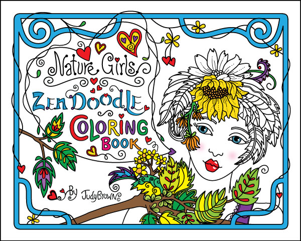 Nature Girls 1 Coloring Book