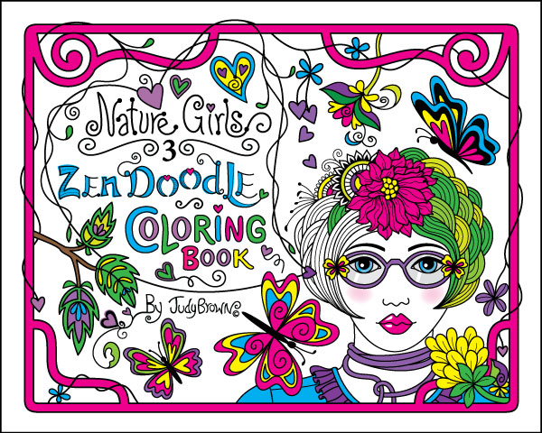 Nature Girls 3 Coloring Book