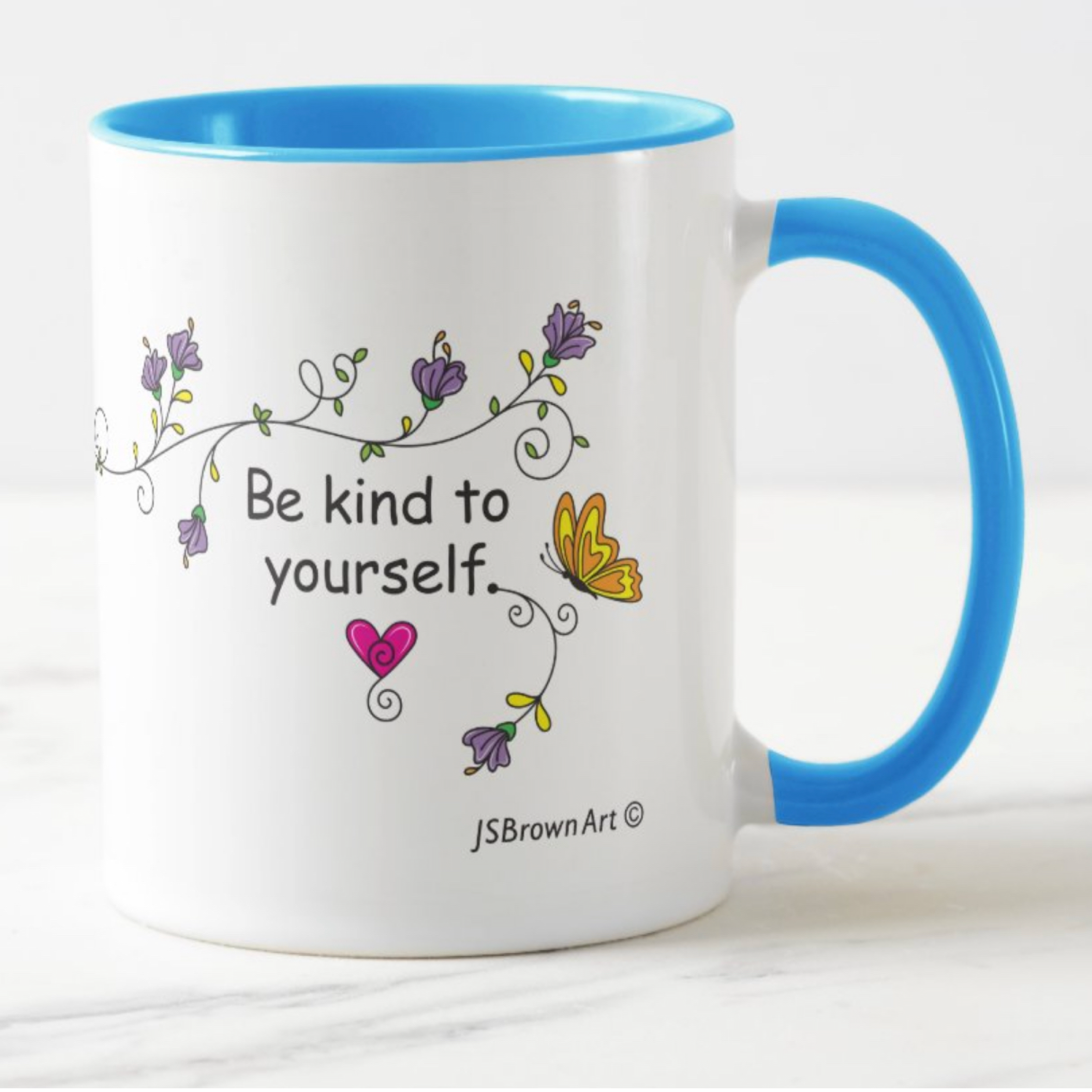 Be Kind Mug_ back_JSBrownArt